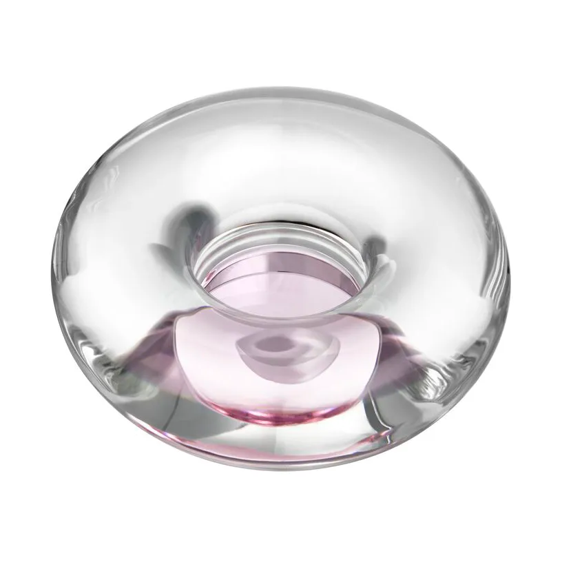 Świecznik Orion Ø11x6,3 cm, Różowy Kosta Boda