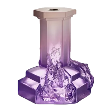 Świecznik Rocky Baroque 175 mm - Bez - Kosta Boda