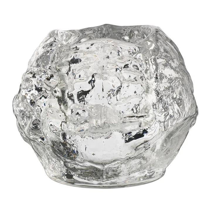 Świecznik Snowball - Średni, wys. 7 cm - Kosta Boda