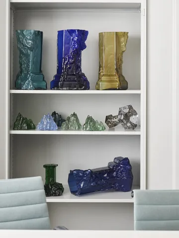 Świecznik The Rock 91 mm - Szmaragdowa zieleń - Kosta Boda