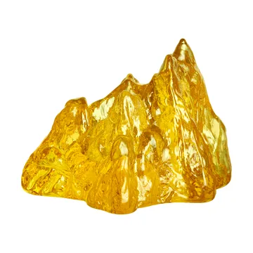 Świecznik The Rock 91 mm - Żółty - Kosta Boda