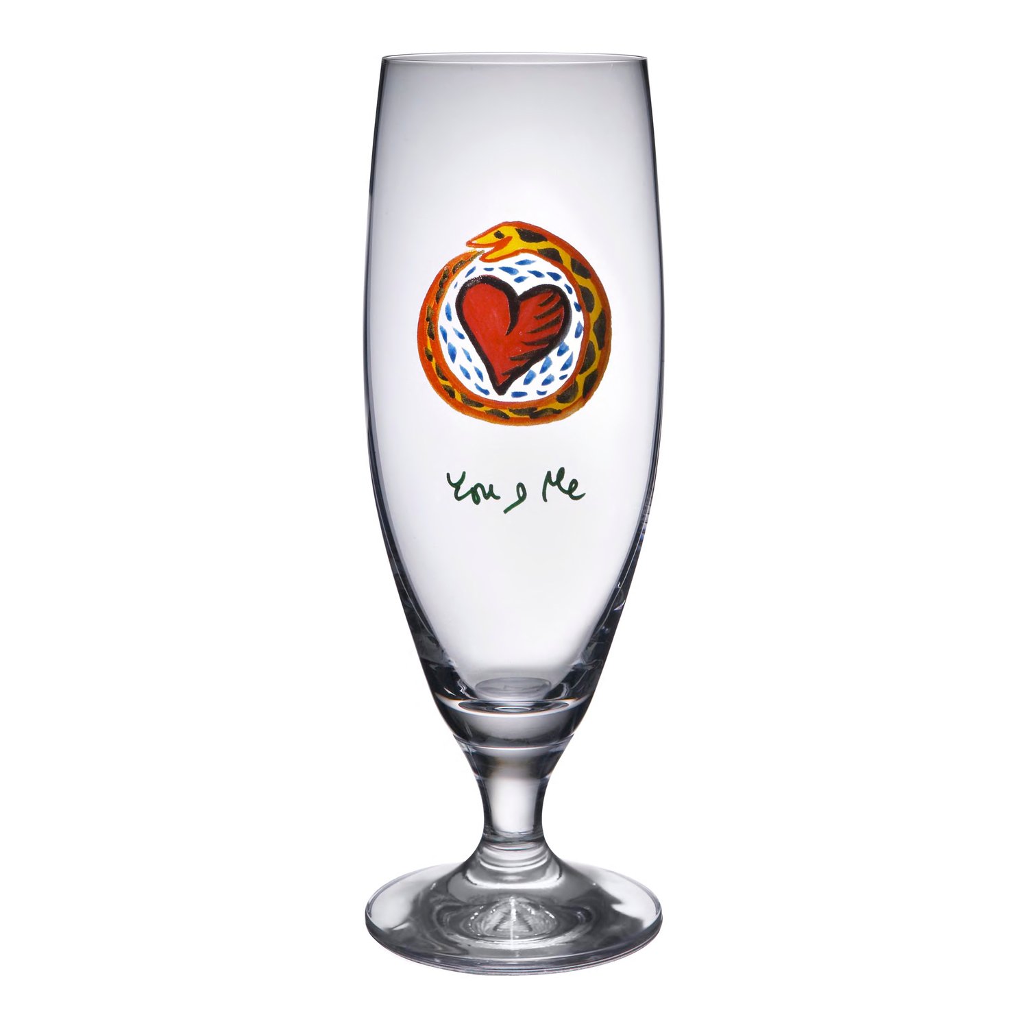 Kosta Boda Szklanka do piwa przyjaźń 50 cl ty | Skandynawski Design | Szklanki do piwa | Przezroczysty