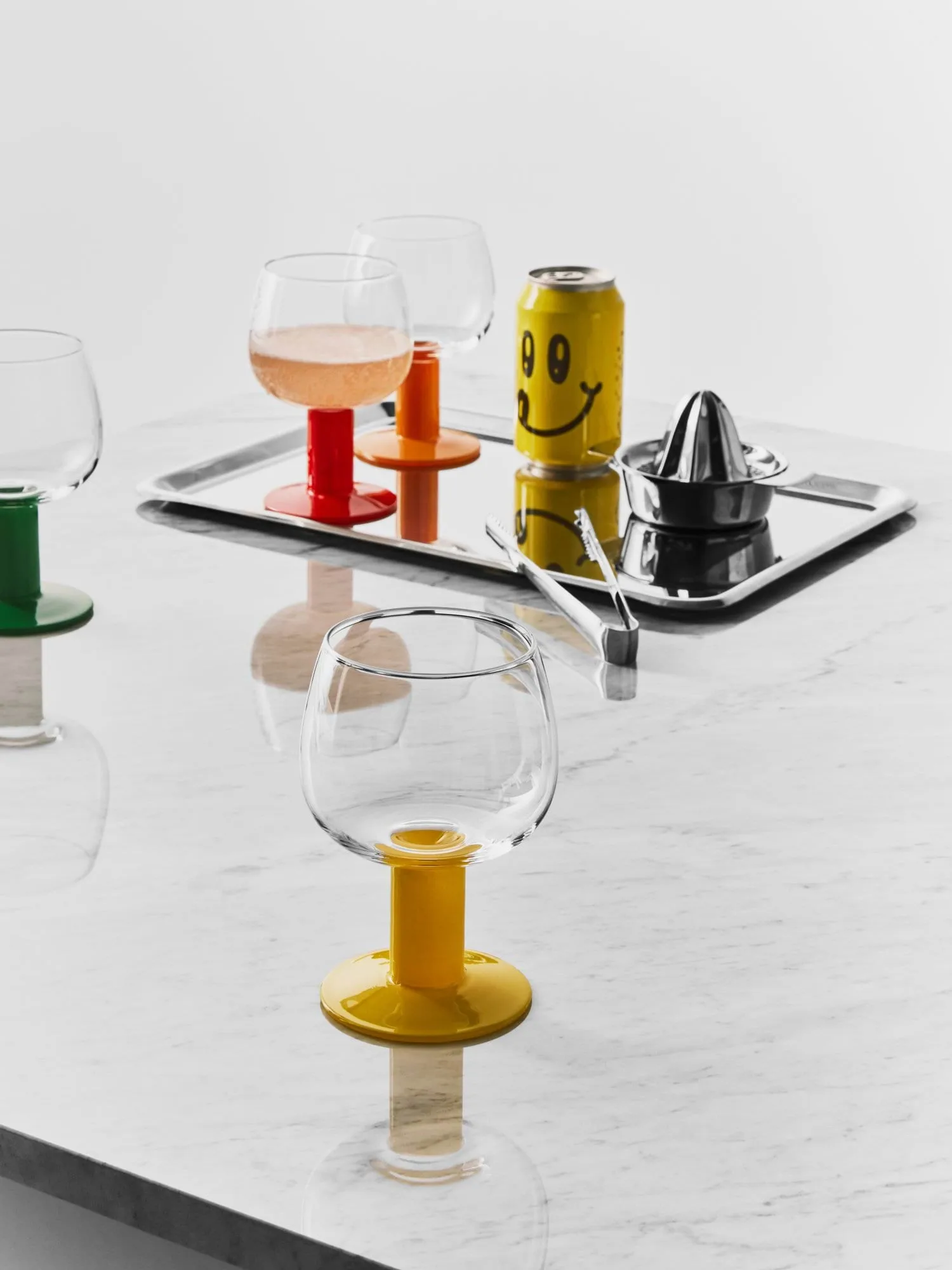 szklanka Fars, Mieszane kolory, 400 ml, zestaw 4 sztuk Kosta Boda