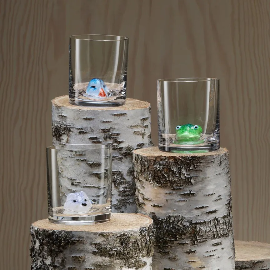 Szklanka New Friends 46 cl, Żaba Kosta Boda