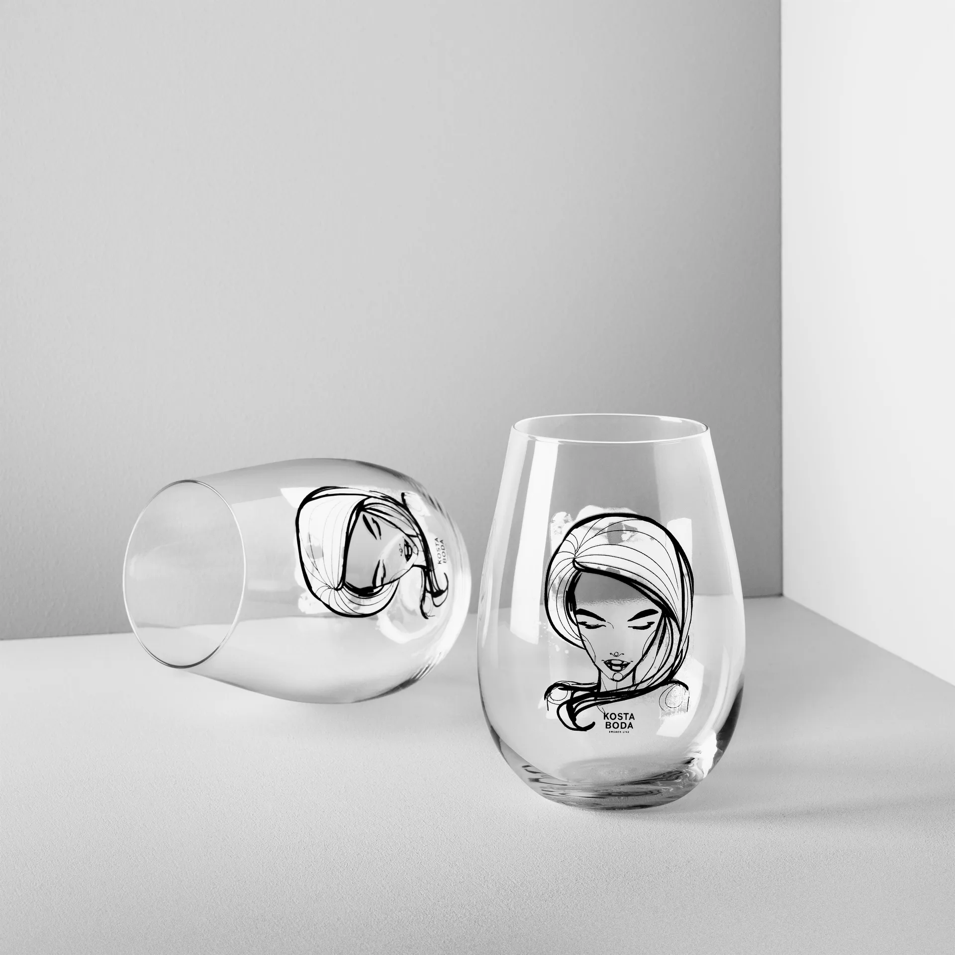 Szklanki All About You 57 cl 2 szt., need you (biały) Kosta Boda