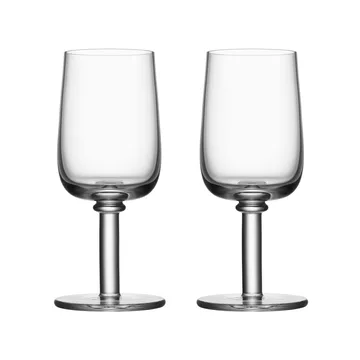 Viva kieliszki na nóżce 250 ml, 2‑pak - Przezroczysty - Kosta Boda