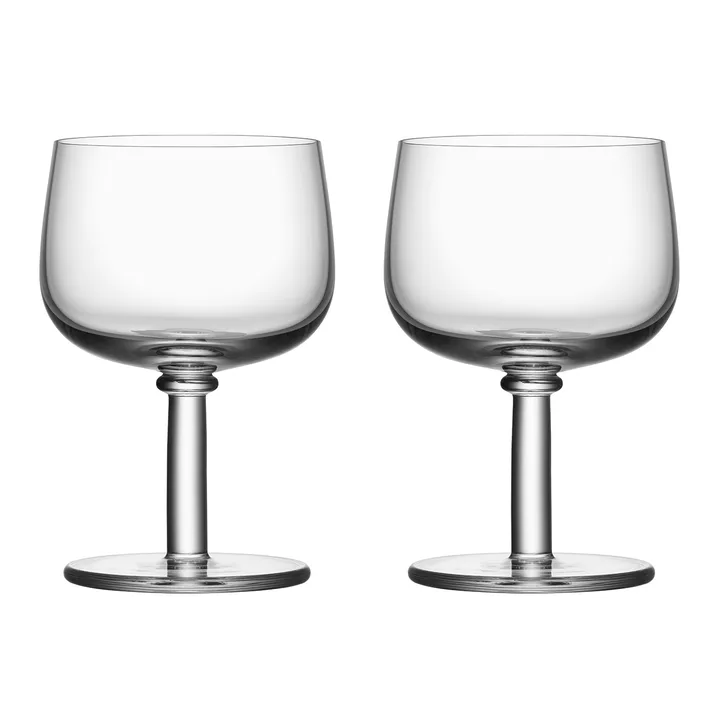 Viva kieliszki na nóżce 350 ml, 2‑pak - Przezroczysty - Kosta Boda