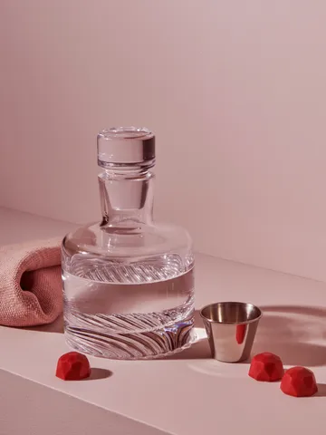 Wave dekanter 900 ml - Przezroczysty - Kosta Boda