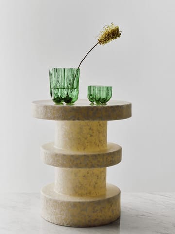 Wazon Crackle 12,1 cm - Ciemnozielony - Kosta Boda