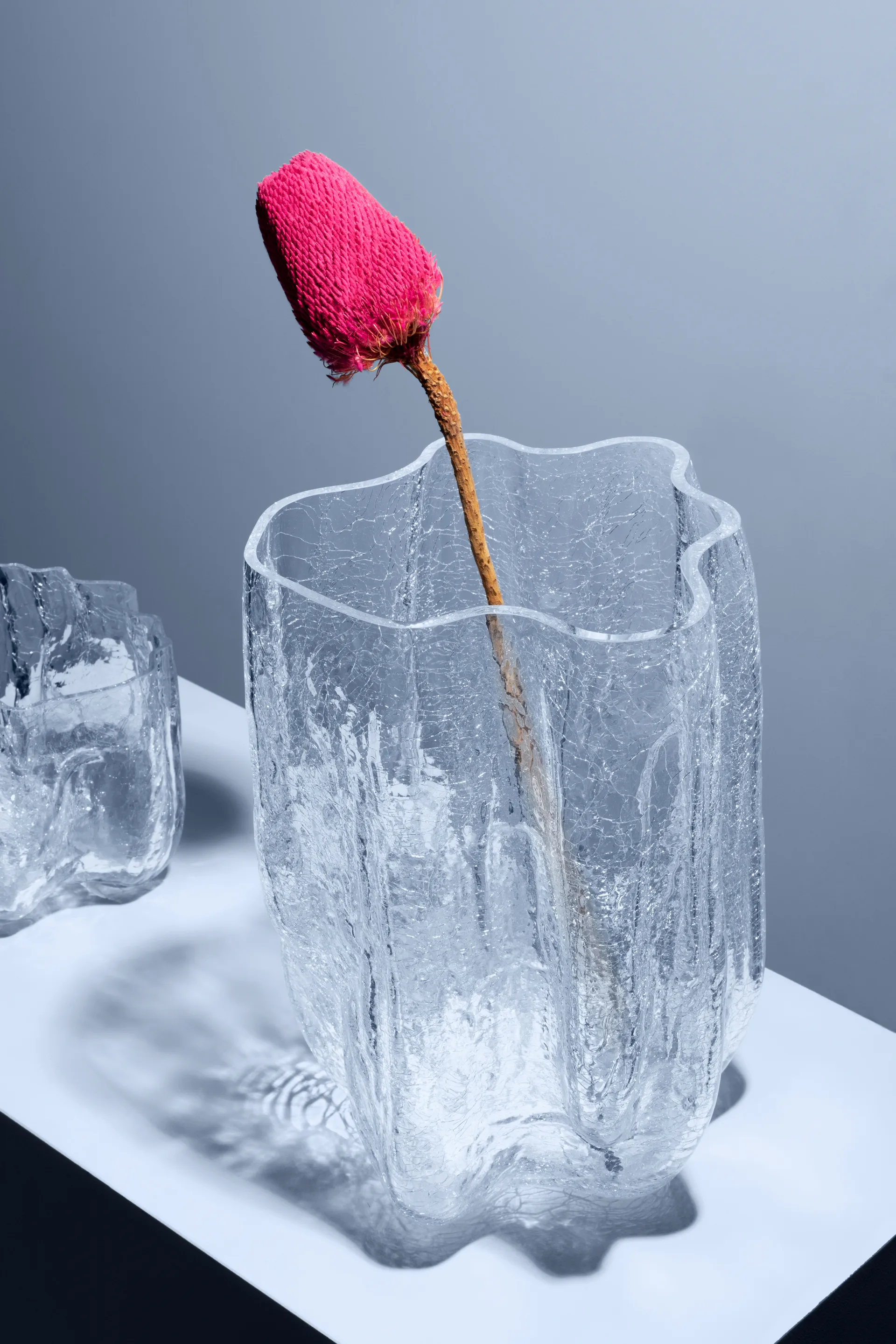 Wazon Crackle 37 cm, Przezroczysty Kosta Boda