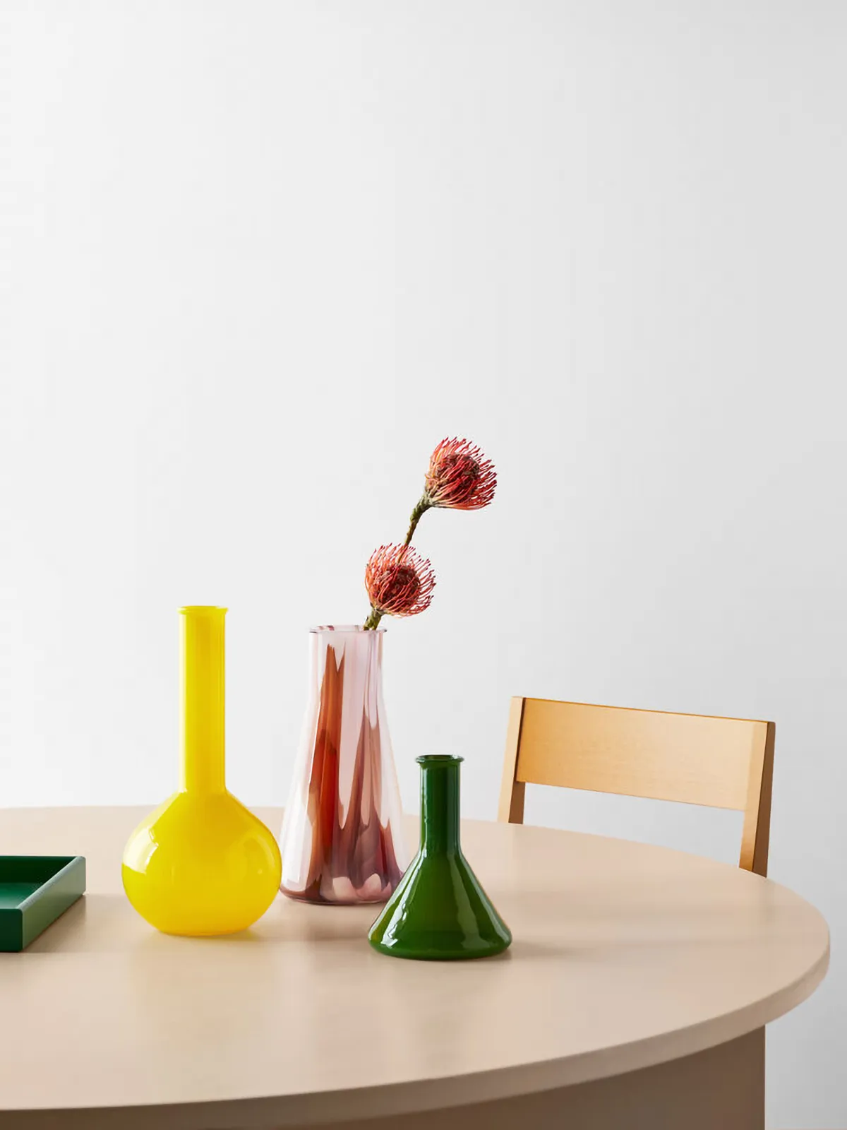 Wazon Lab 18,5 cm, Zielony Kosta Boda