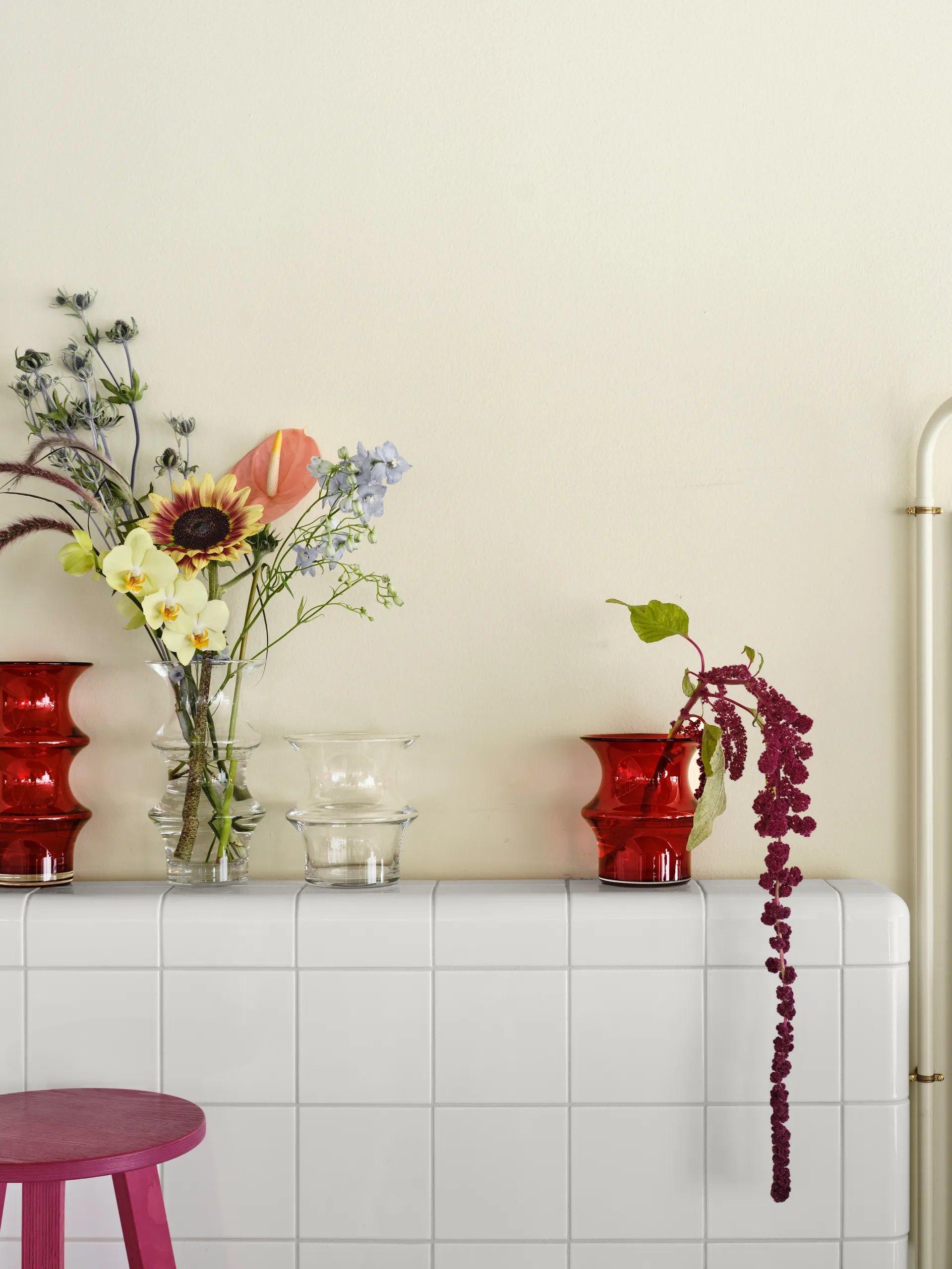 Wazon Pagod 25,5 cm, Czerwony Kosta Boda