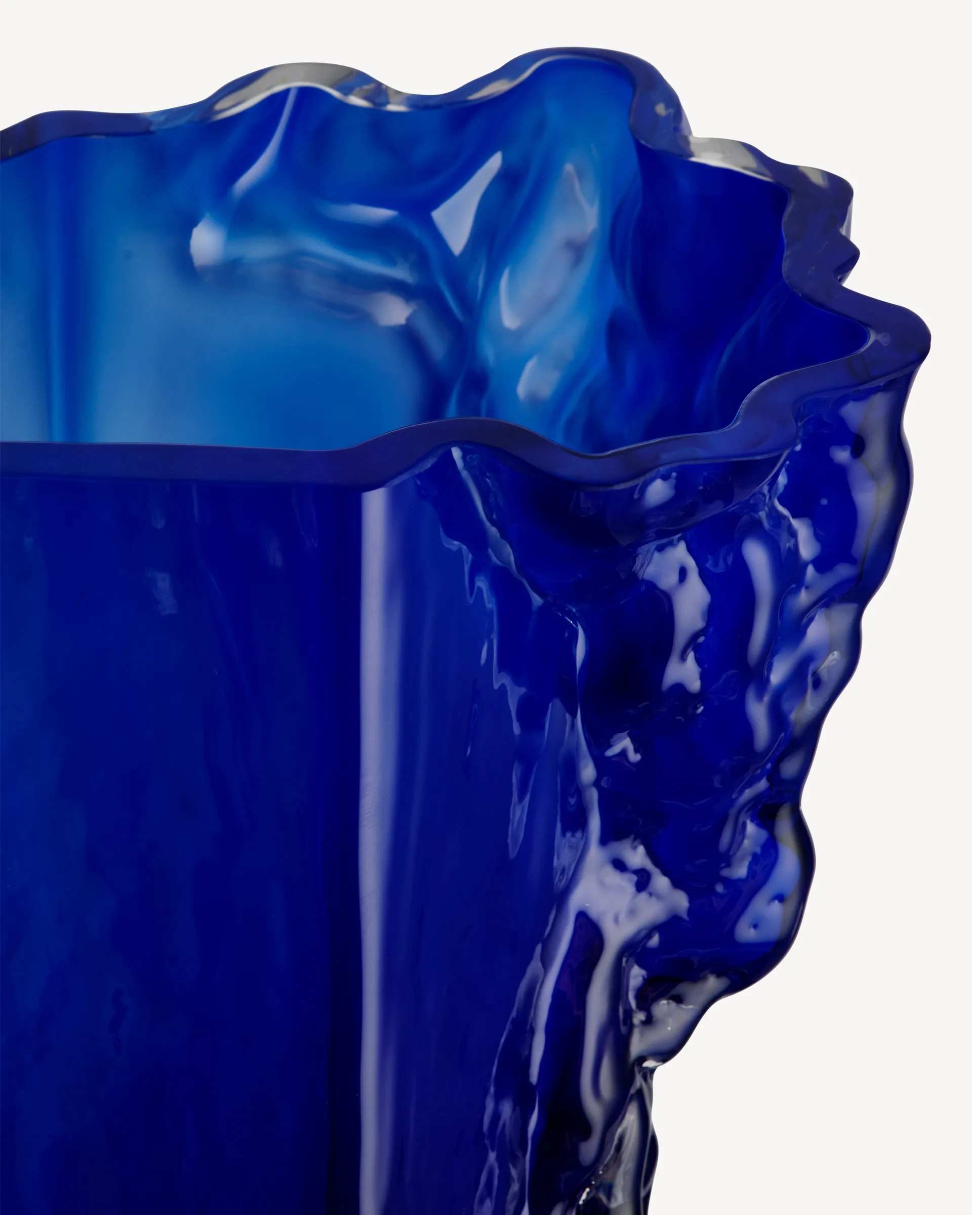 Wazon Rocky Baroque 35 cm, Deep blue Kosta Boda