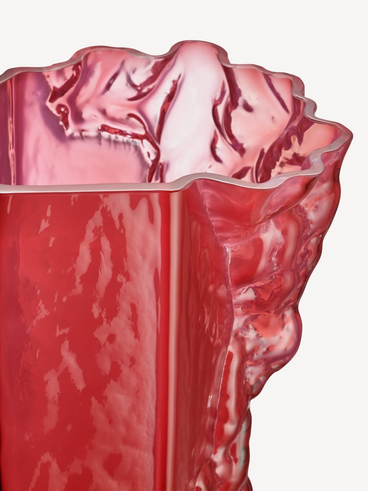 Wazon Rocky Baroque 35 cm, Hot Pink Kosta Boda