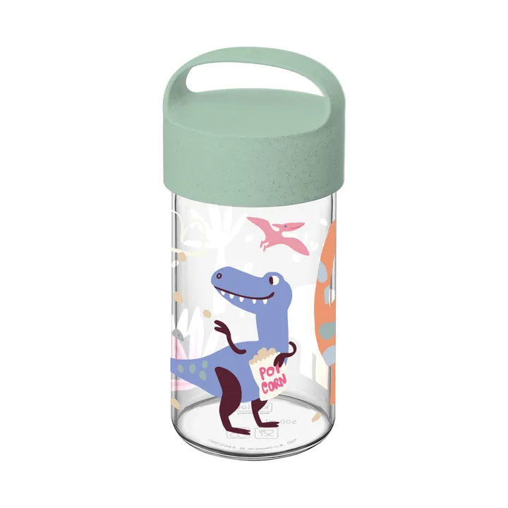 Buddy Snack butelka na wodę 500 ml - Dinozaur - Koziol