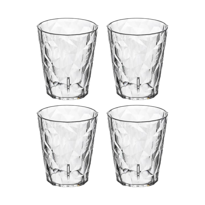 Club No. 1 szklanka plast 250 ml 4 szt, Krystalicznie czyste Koziol