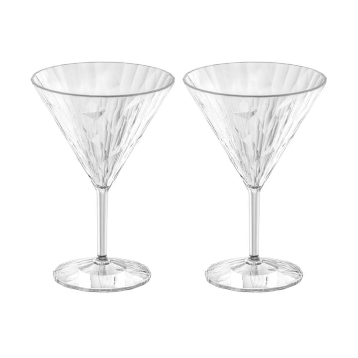 Club No. 12 martini szklanka plast 250 ml 2 szt - Krystalicznie czyste - Koziol