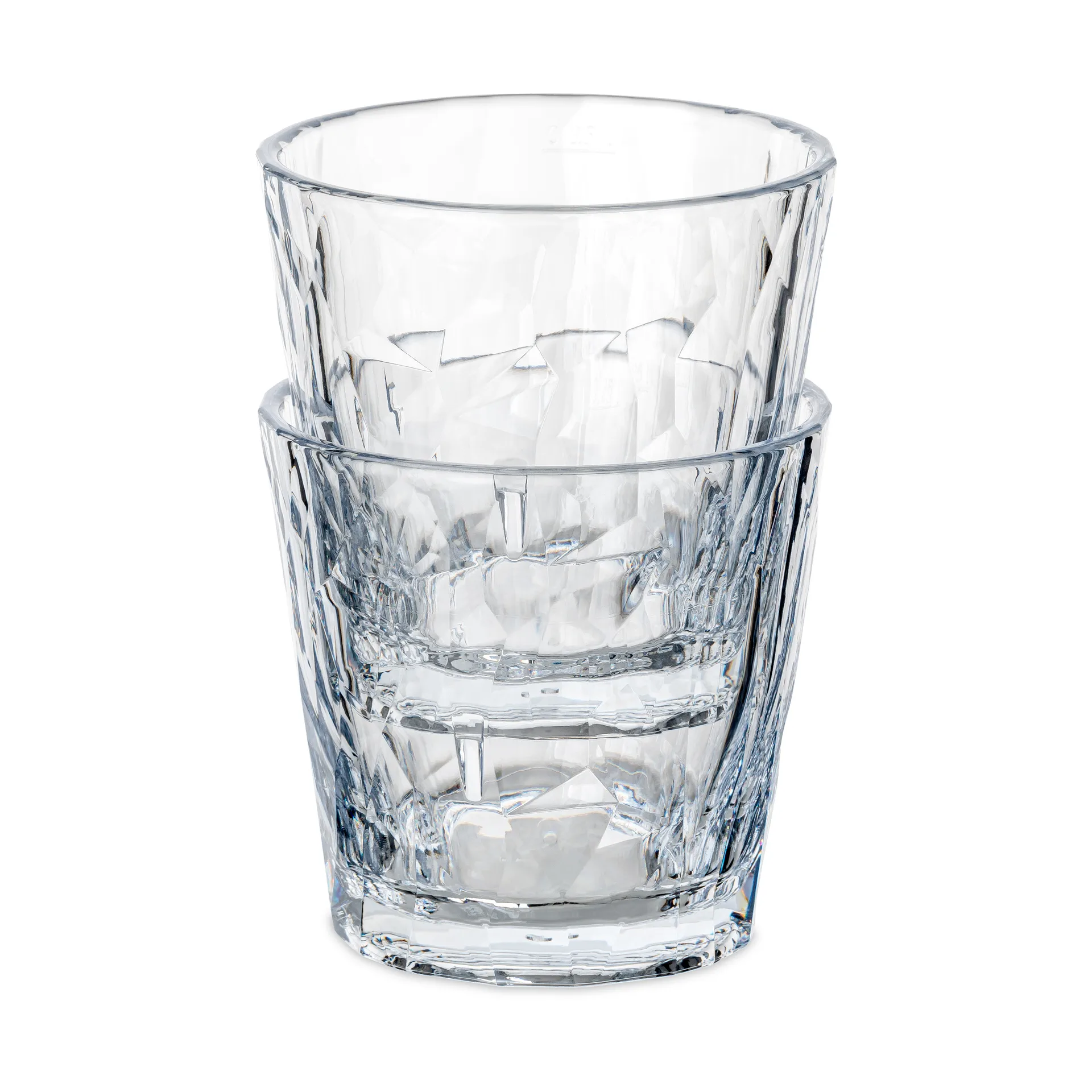 Club No. 22 tumbler z plastiku 250 ml, 2‑pak, Krystaliczny Koziol
