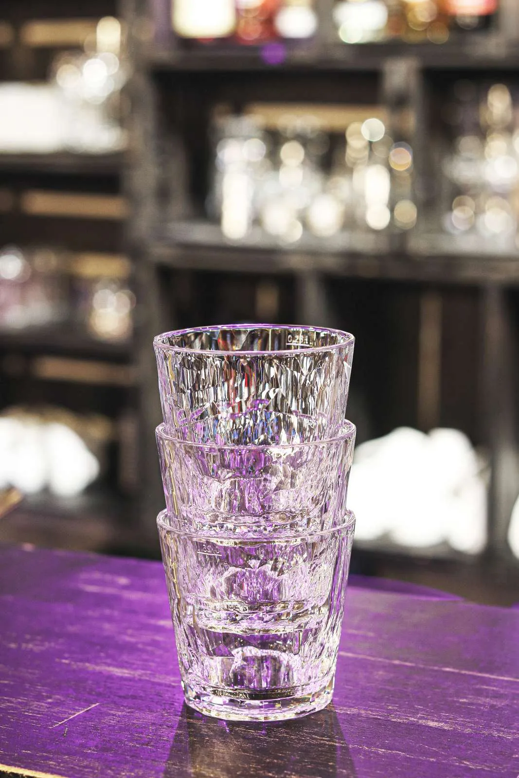 Club No. 22 tumbler z plastiku 250 ml, 2‑pak, Krystaliczny Koziol
