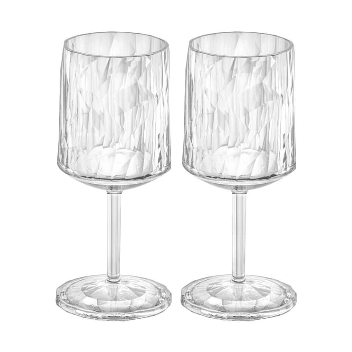 Club No. 9 lampka wina plast 200 ml 2 szt, Krystalicznie czyste Koziol