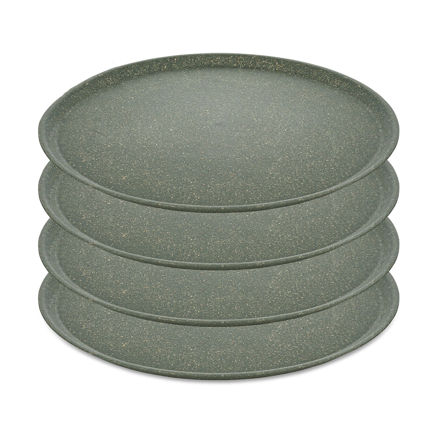 Koziol Connect płyta Ø25,5 cm 4szt Nature ash grey | Skandynawski Design | Talerze obiadowe | Szary