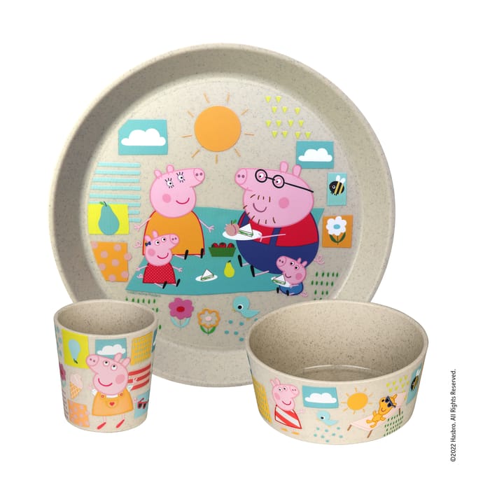 Connect serwis dla dzieci 3 części - Świnka Peppa - Koziol