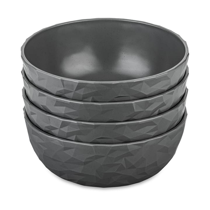 Miska Club Ø16,2 cm, 4 szt. biocyrkularny termoplast - Nature ash grey - Koziol