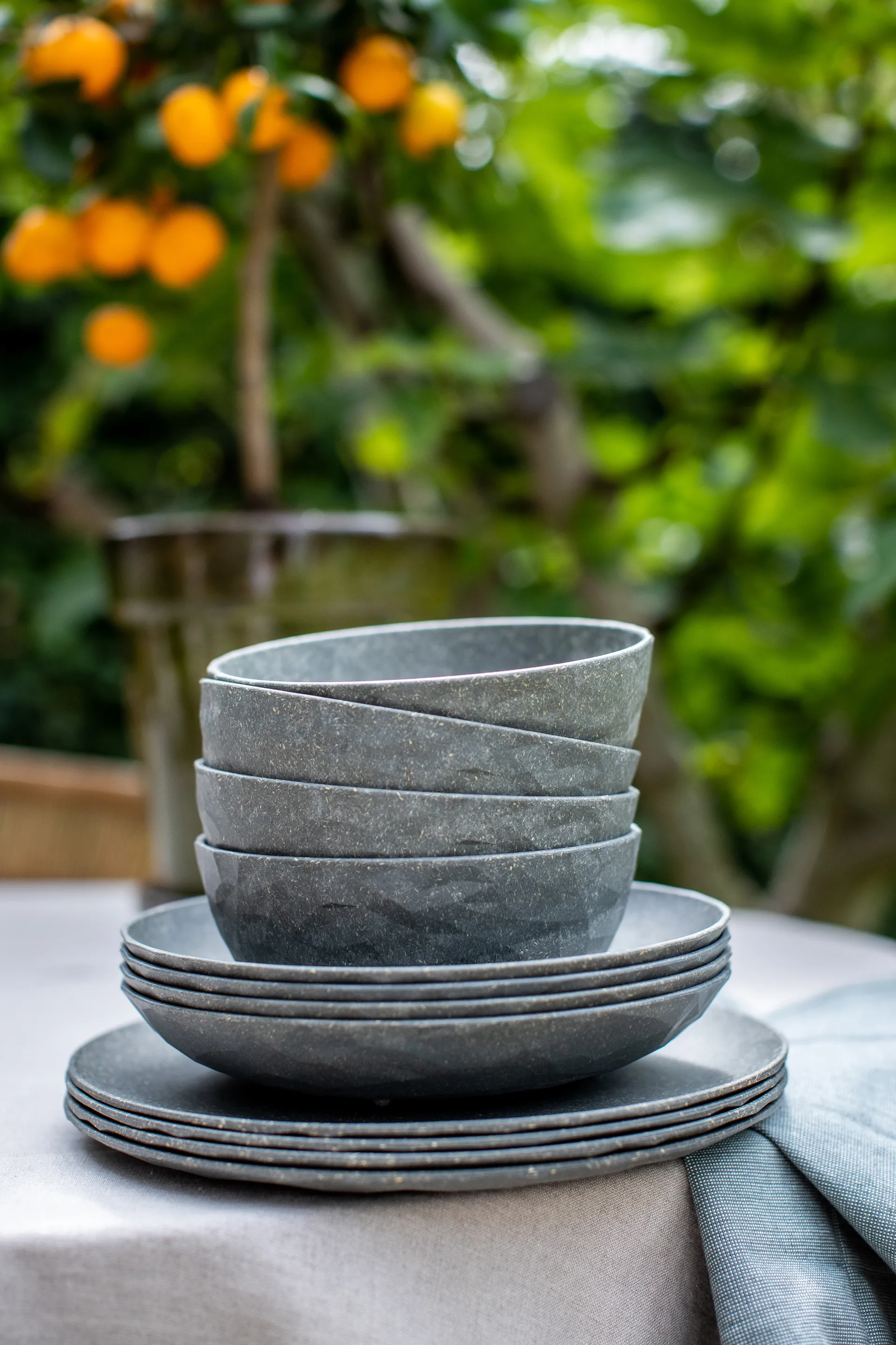 Miska Club Ø16,2 cm, 4 szt. biocyrkularny termoplast, Nature ash grey Koziol