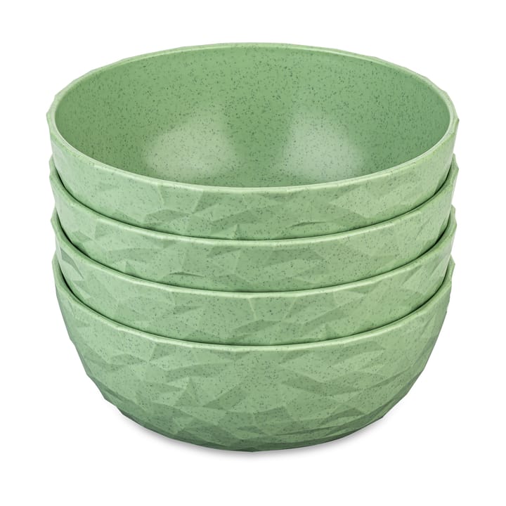 Miska Club Ø16,2 cm, 4 szt. biocyrkularny termoplast - Nature leaf green - Koziol