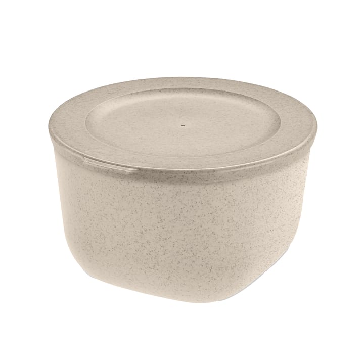 Miska Connect z pokrywką 1 L, biocyrkularny termoplast - Nature desert sand - Koziol
