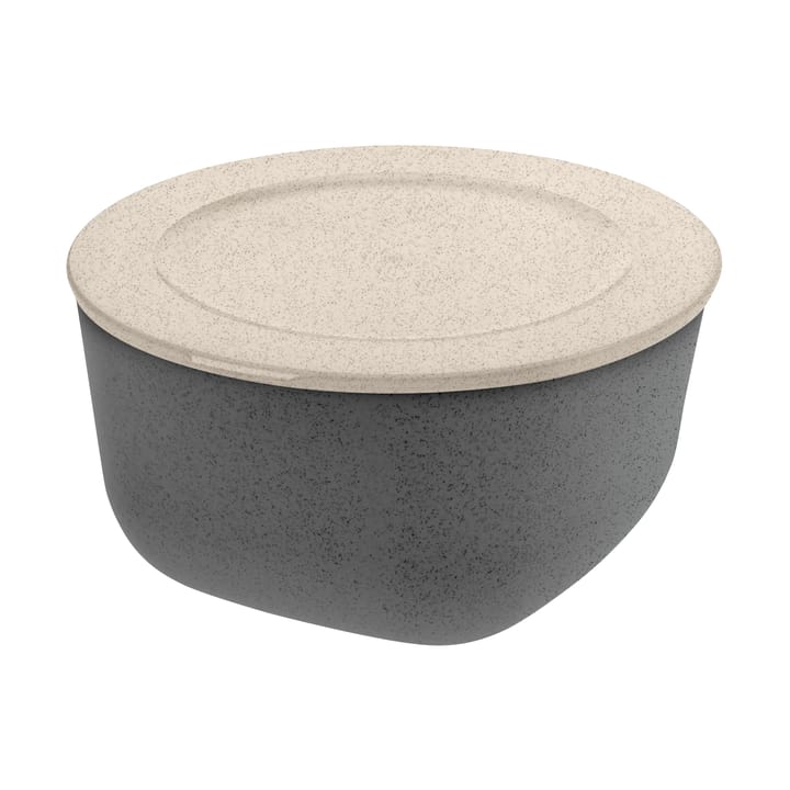 Miska/pojemnik Connect z pokrywką 2 L, biocyrkularny termoplast - Nature ash grey - Koziol