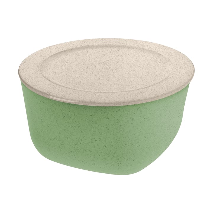 Miska/pojemnik Connect z pokrywką 4 L, biocyrkularny termoplast - Nature leaf green - Koziol
