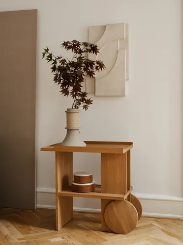 Serif Relief dekoracja ścienna M - Off white - Kristina Dam Studio