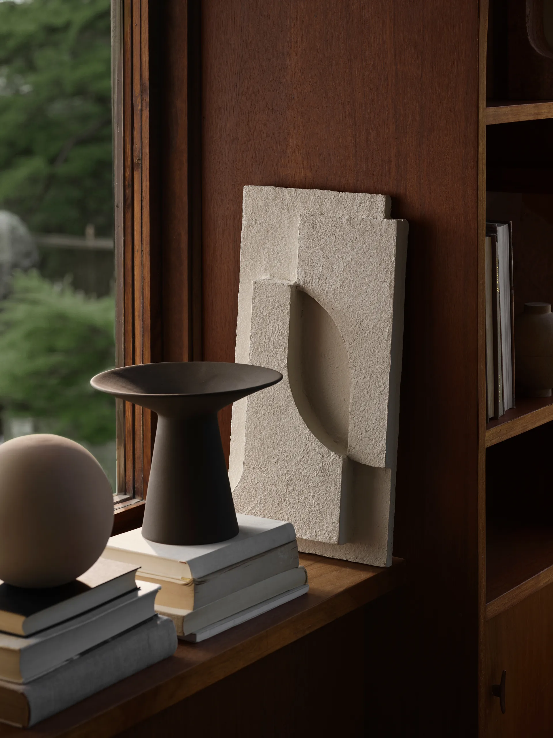 Serif Relief dekoracja ścienna S, Off white Kristina Dam Studio