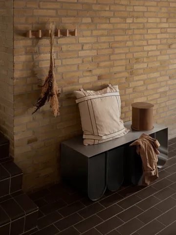 Wieszak Column 49 cm - Dąb olejowany na jasny kolor - Kristina Dam Studio