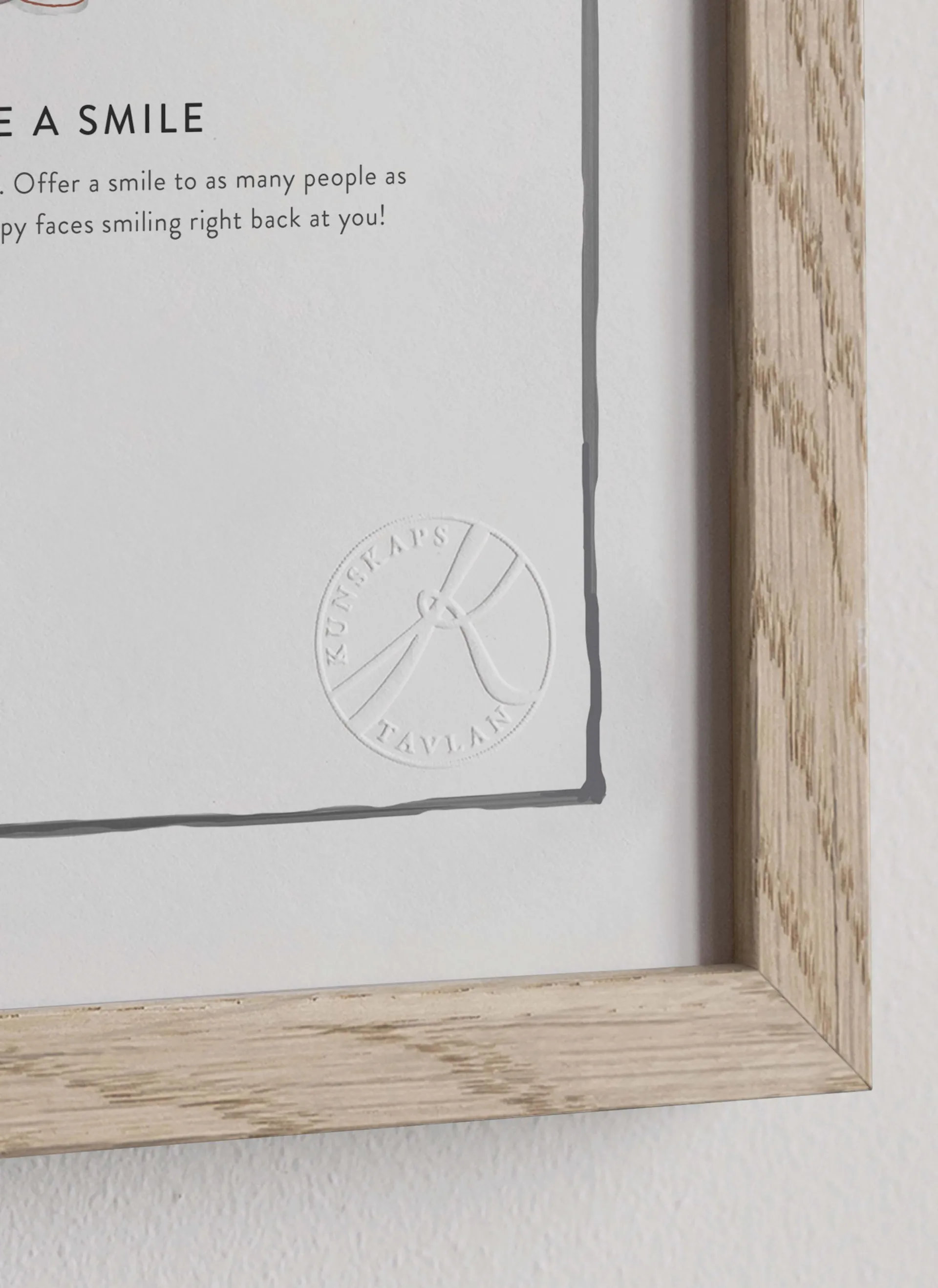 Plakat Be a Good Friend, 50x70 cm Kunskapstavlan®