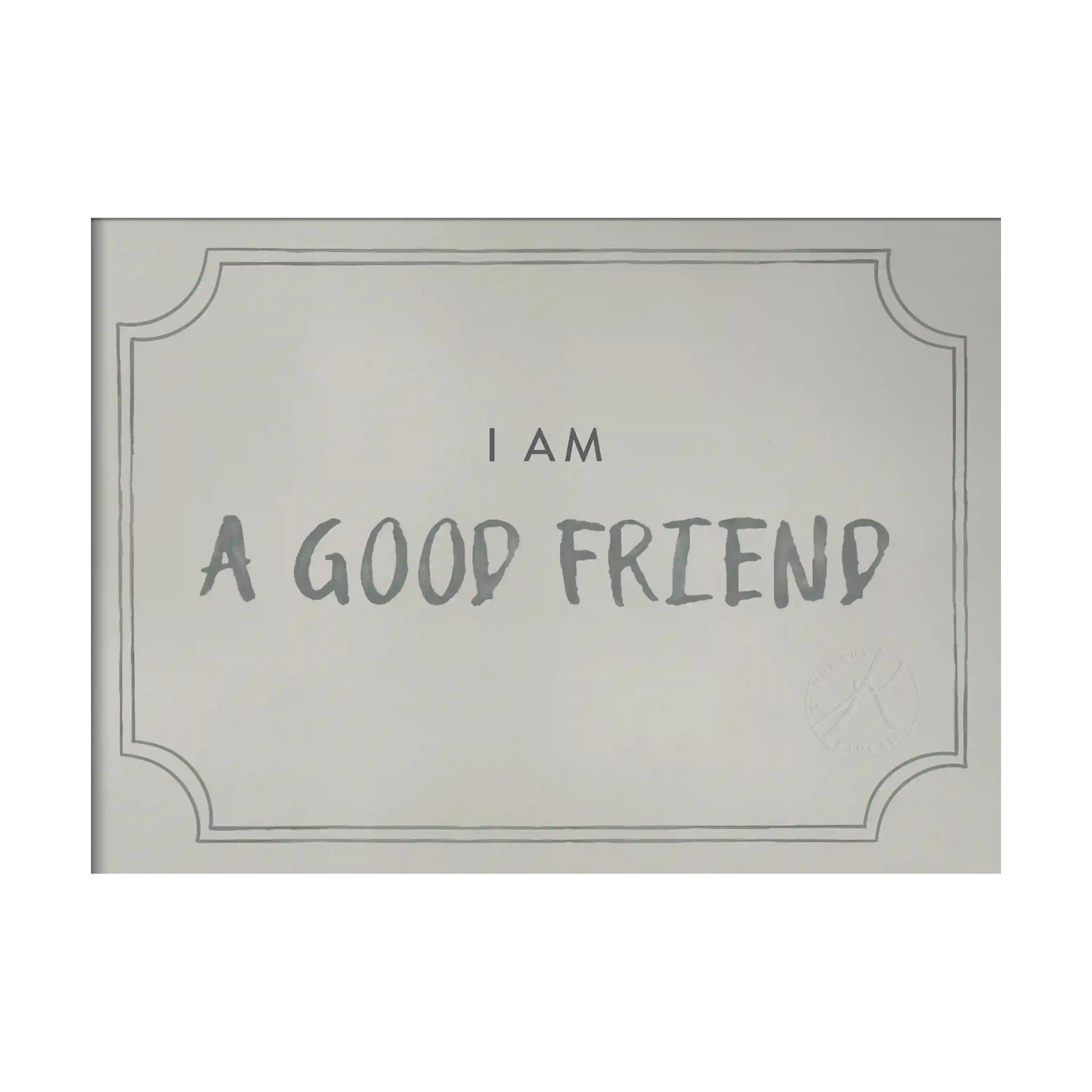Kunskapstavlan Plakat Good Friend Diploma 21x30 cm Dusty mint