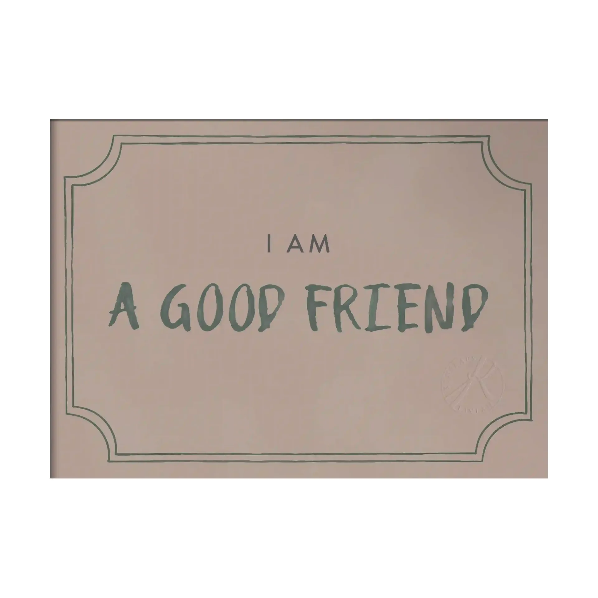 Plakat Good Friend Diploma 21x30 cm, Dusty rose Kunskapstavlan®