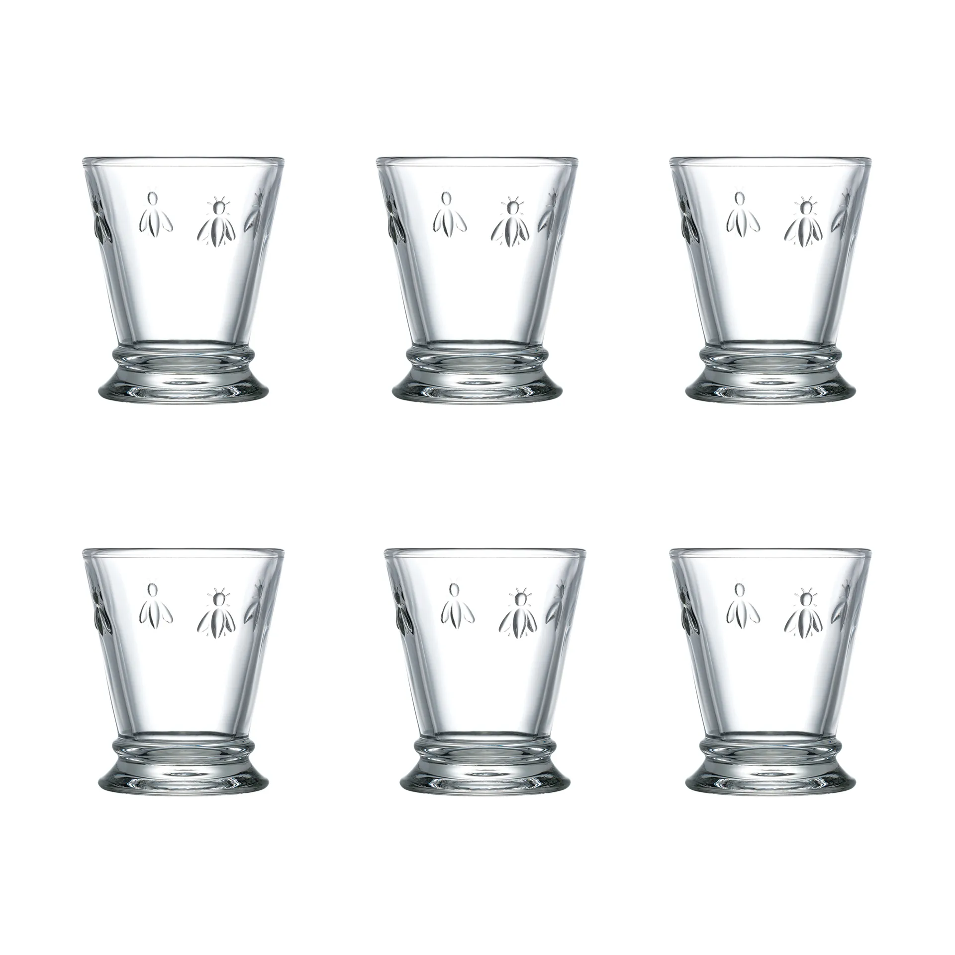 Abeille szklanka do napojów 260 ml, 6‑pak, Jasne La Rochère