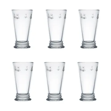 Abeille szklanki do napojów 460 ml, 6‑pak - Jasne - La Rochère