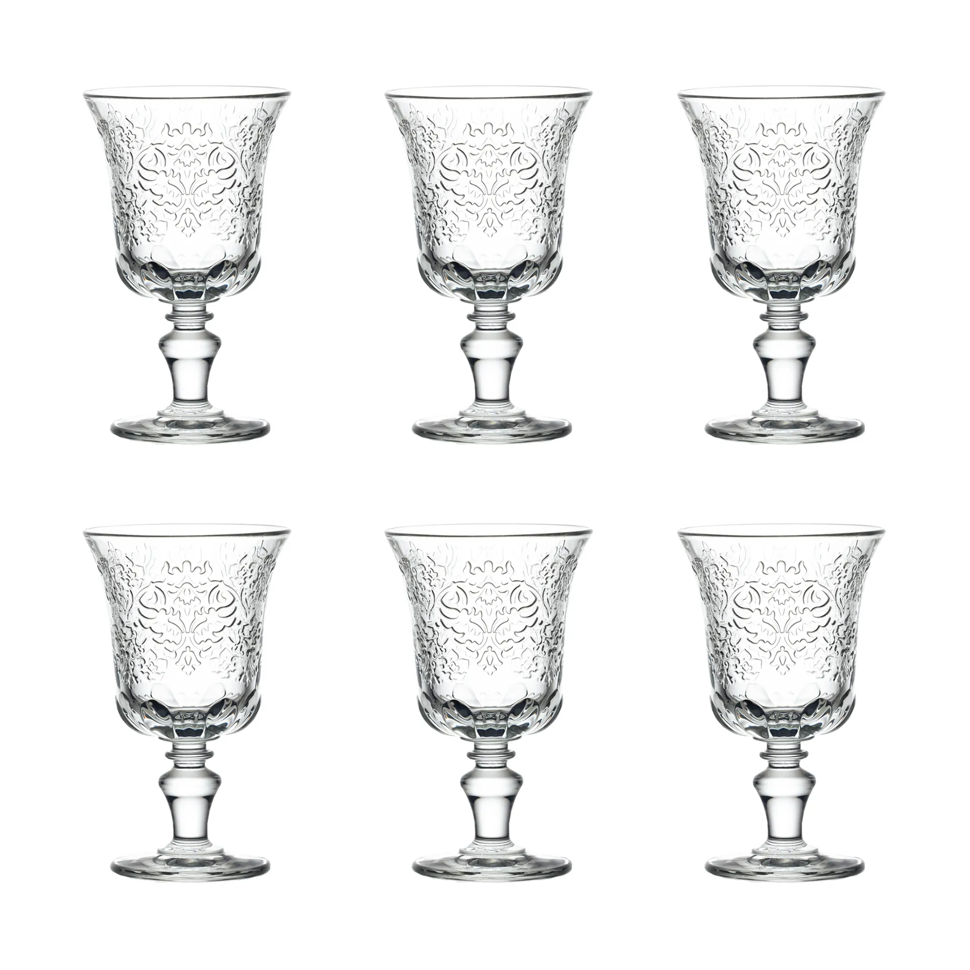 Amboise kieliszki do wina 260 ml, 6‑pak, Jasne La Rochère