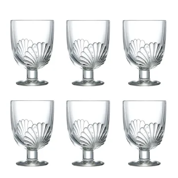 Belle-ile kieliszki do wina 290 ml, zestaw 6 sztuk - Transparent - La Rochère
