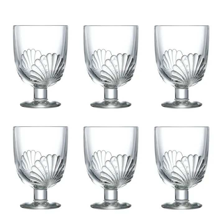 Belle-ile kieliszki do wina 290 ml, zestaw 6 sztuk - Transparent - La Rochère