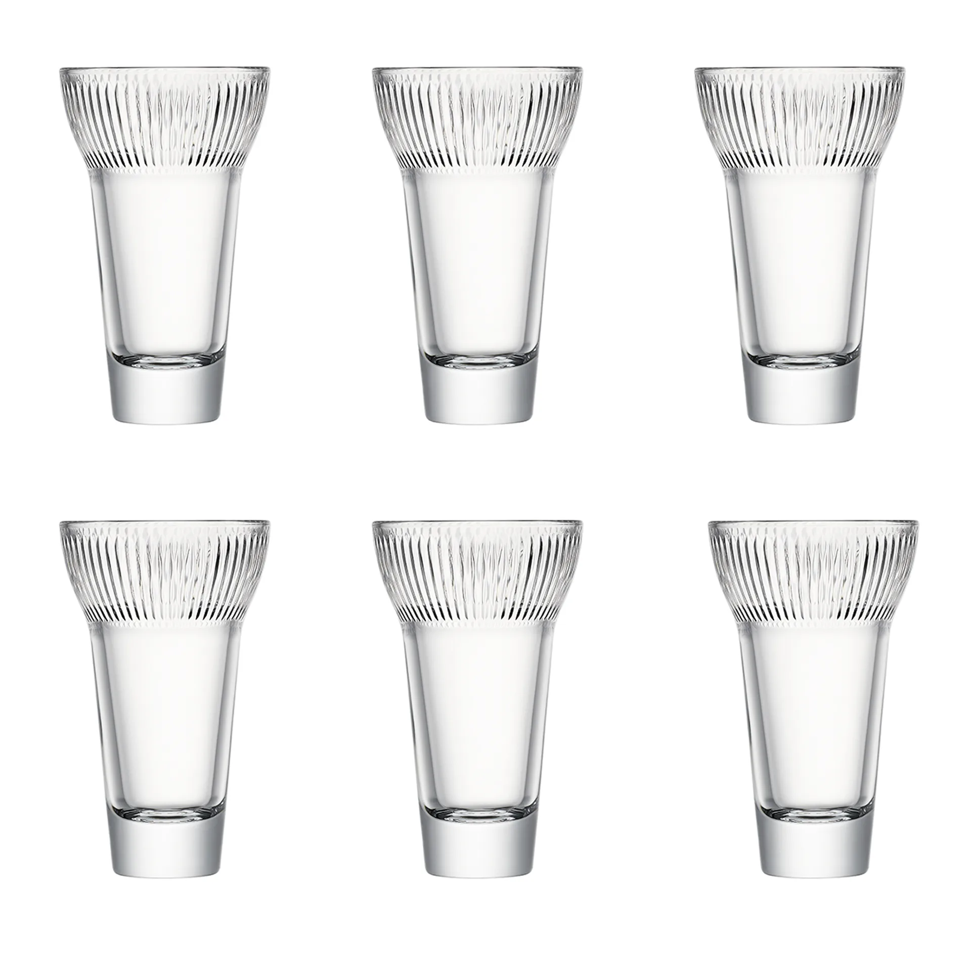 Calanque Fanny szklanki do drinków 220 ml, 6‑pak, Przezroczyste La Rochère