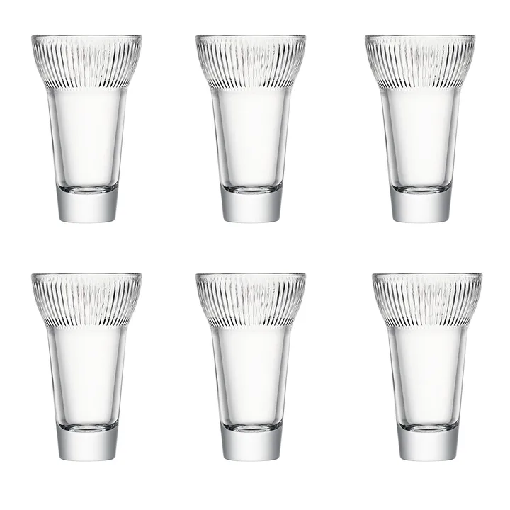 Calanque Fanny szklanki do drinków 220 ml, 6‑pak - Przezroczyste - La Rochère