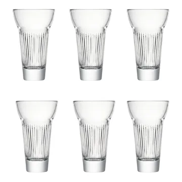 Calanque Marius szklanki do napojów 220 ml 6‑pak - Przezroczyste - La Rochère