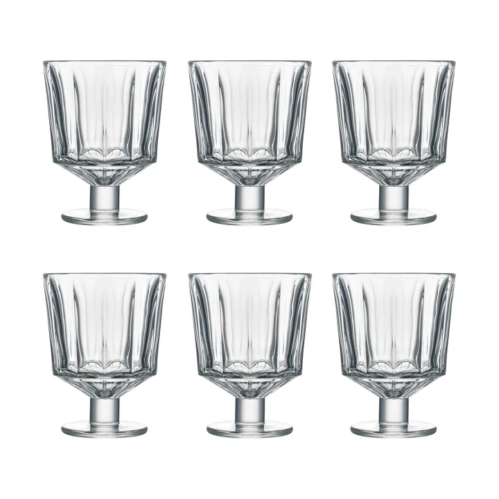 City kieliszki do wina 260 ml, 6‑pak - Jasne - La Rochère