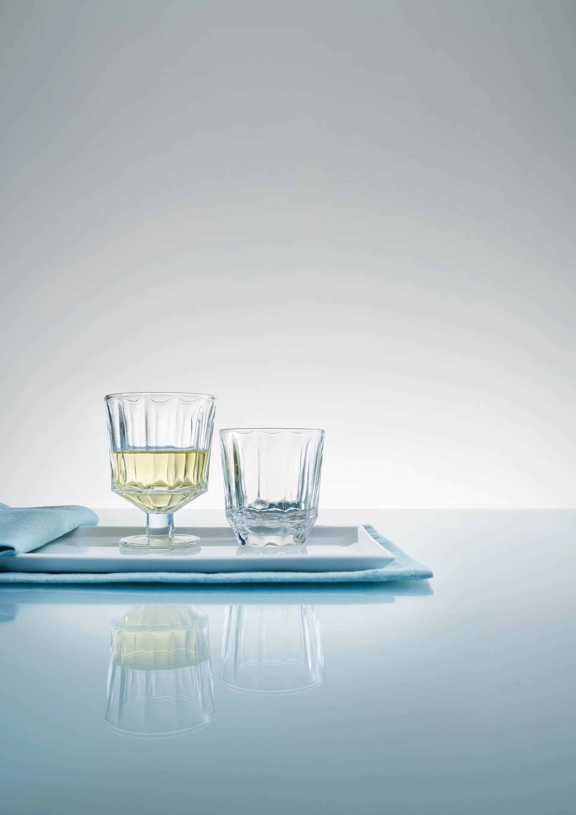 City kieliszki do wina 260 ml, 6‑pak, Jasne La Rochère