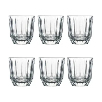 City szklanki do napojów 250 ml, 6‑pak - Jasne - La Rochère
