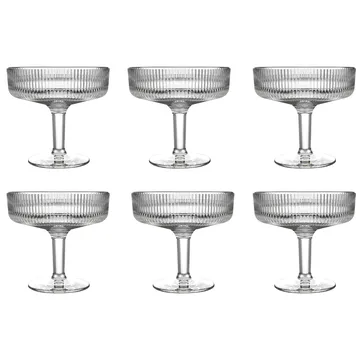 Coupe Alice miseczki deserowe 330 ml, 6‑pak - Przezroczyste - La Rochère